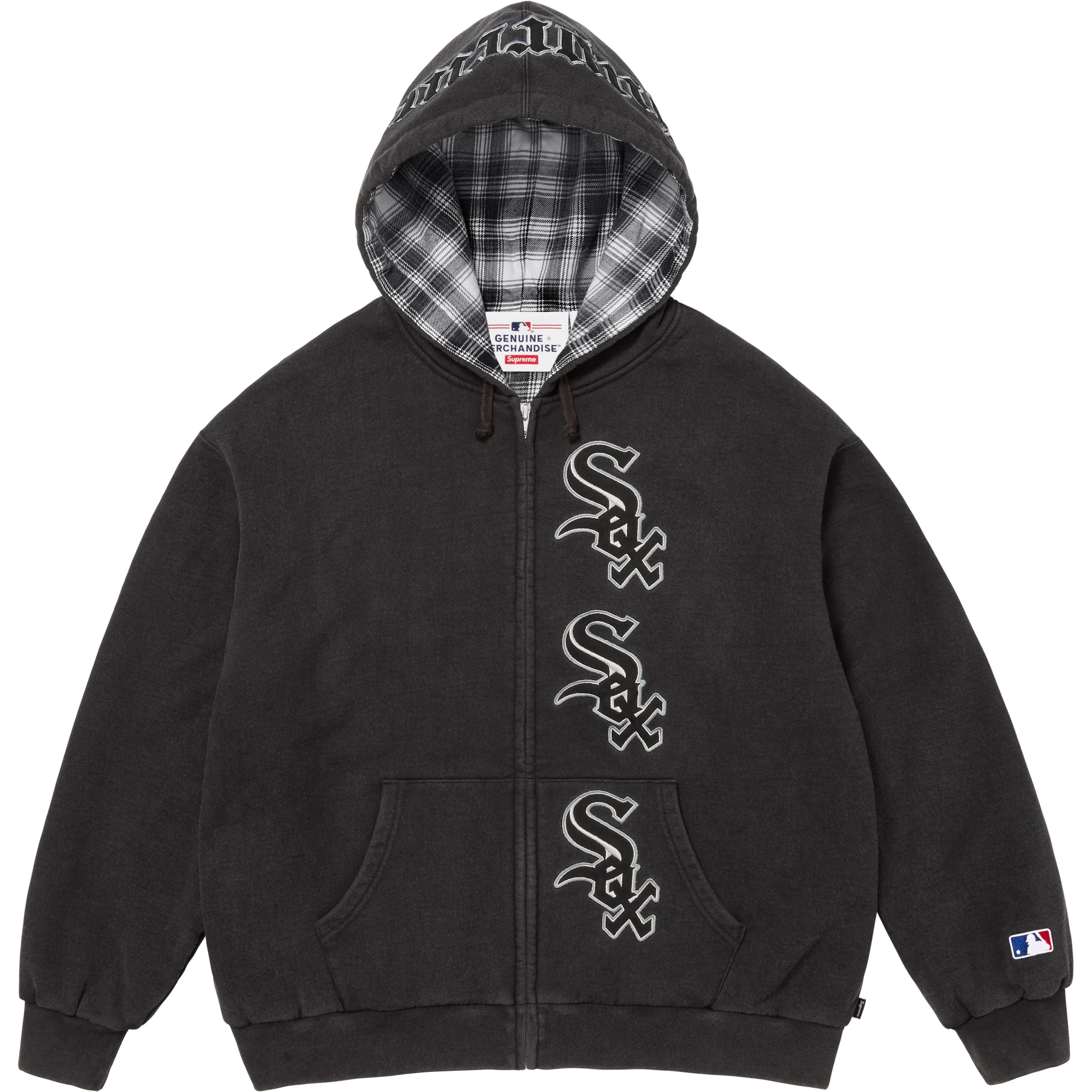 Supreme®/Chicago White Sox™ Zip Up Hooded Sweatshirt view 16